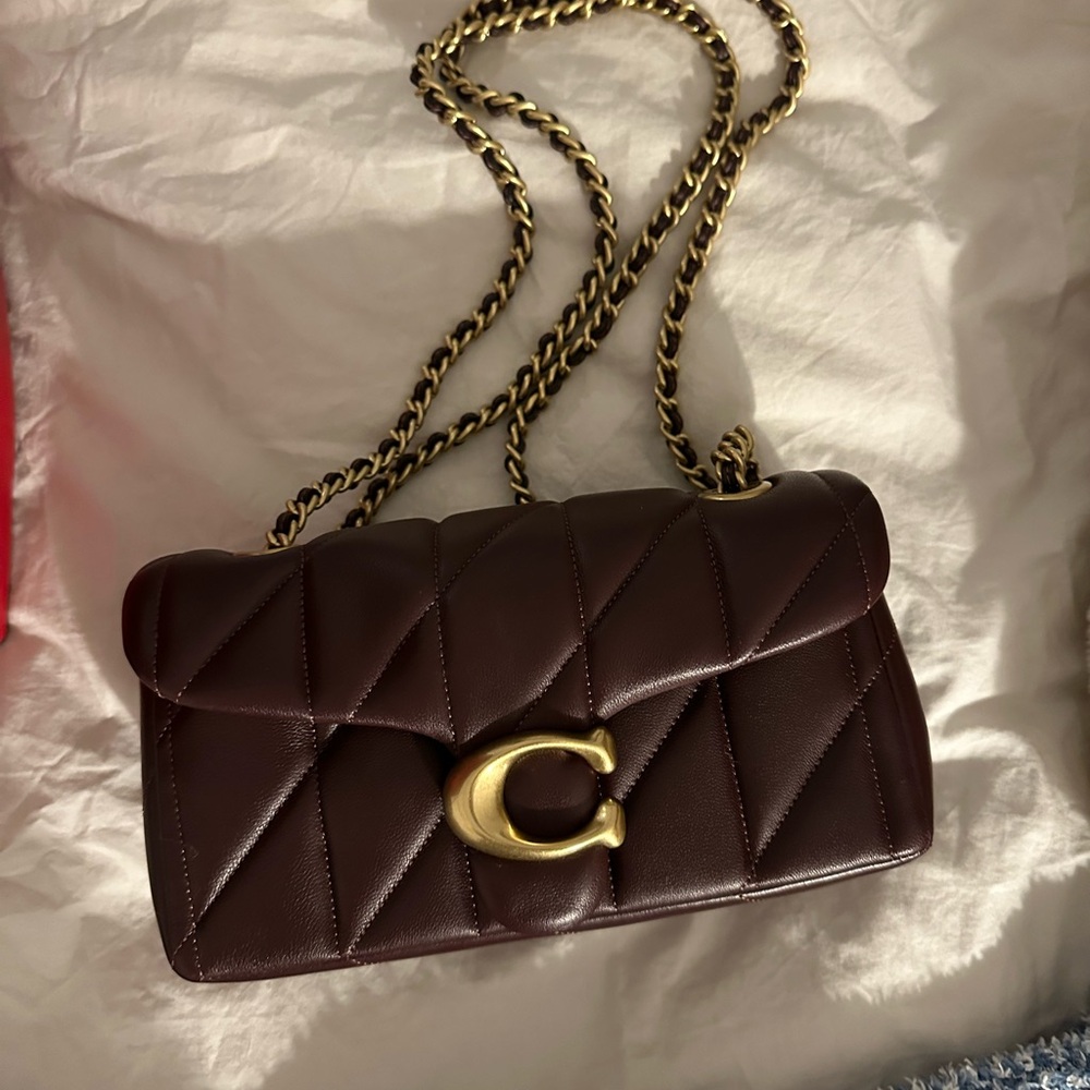 Coach Tabby Shoulder Bag 20 - Deep Purple - Picture 7 of 10